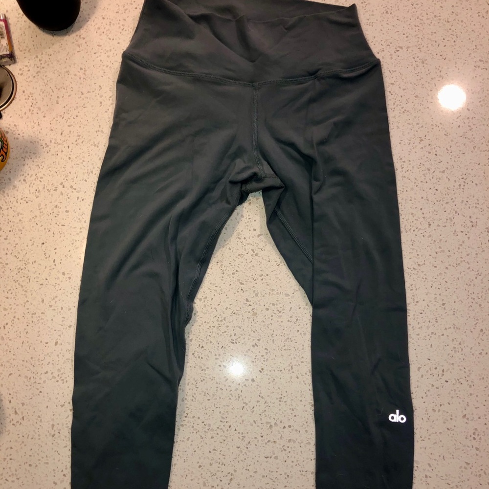 Blue-Grey alo yoga leggings, barely worn!